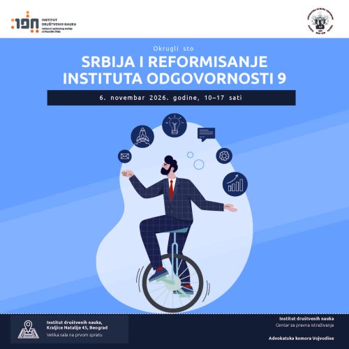 Srbija i reformisanje instituta odg 9 naslovna